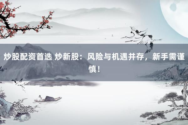 炒股配资首选 炒新股：风险与机遇并存，新手需谨慎！